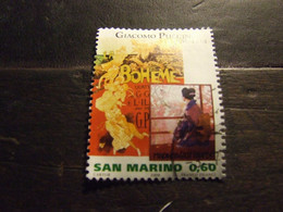 SAN MARINO 2008 PUCCINI 60 C USATO - Used Stamps