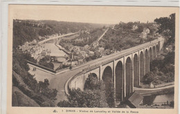 DINAN  22 COTES D'ARMOR  CPA SEPIA VIADUC DE LANVALLAY - Dinan