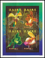 BL73**(1509/12) - Orchidées / Orchideeën / Orchideen / Orchids - ZAÏRE - Unused Stamps