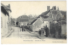 SAINT PIERRE LES NEMOURS (77) - CHAINTREAUVILLE - Entrée Du Pays - Ed. Ricordeau, Chaintreauville - Saint Pierre Les Nemours