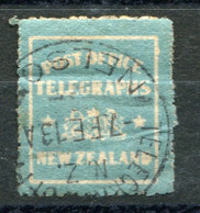 RC 23400 NEW ZEALAND TELEGRAPHS CINDERELLA FOR SEALING TELEGRAMS USED IN NELSON ( DEFECTS ) - Used Stamps