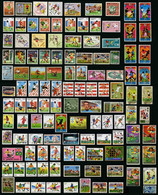 FOOTBALL - LOT DE 118 TIMBRES DIFFERENTS - Used Stamps