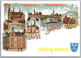 Offenbach Am Main Bürgel - Festpostkarte 1200 Jahre Bürgel 14   Nachdruck Einer Alten Postkarte Von 1908 - Offenbach