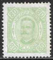 Portuguese Guine – 1893 King Carlos 80 Réis Mint Stamp - Guinea Portoghese