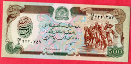 500 Afgh&ani Neuf 2 Euros - Afghanistan