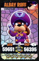 Brawl Stars COLONEL RUFFS #2361 Trading Cards Of Video Game (Supercell) - Turkish Edition - Other & Unclassified