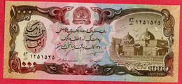 1000 Afghani Neuf 2 Euros - Afghanistan