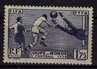 FRANCE   N° 396 * *   ( Cote 32e ) Cup 1938  Football  Soccer  Fussball - 1938 – Frankrijk