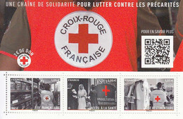 2019 France Red Cross Souvenir Sheet Of 3 MNH @ BELOW FACE VALUE - Ungebraucht