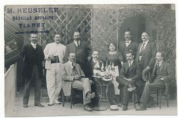 TIARET - CARTE PHOTO - APERITIF - M. HEUSELER MEDAILLE RETRAITE TIARET - Tiaret