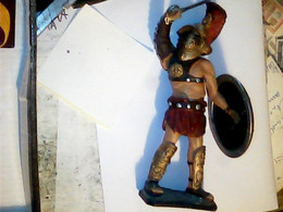 DE AGOSTINI BY ALLEVI   PIOMBO Soldatino  GLADIATORE CONDIZIONI DA RIPARARE ALTO 12,5 CM - Small Figures