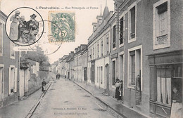 Pontvallain            72       Rue Principale Et Postes                     (voir Scan) - Pontvallain