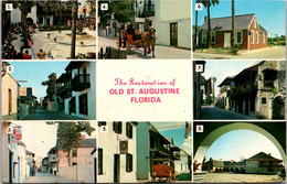 Florida Old St Augustine Restoration Multi View 1984 - St Augustine