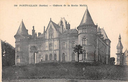 Pontvallain            72         Château De La Roche-Mailly                 (voir Scan) - Pontvallain