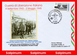 ANNULLO MOSTRA L’ALTRA RESISTENZA DEGLI INTERNATI MILITARI ITALIANI - 2021-...: Marcophilia