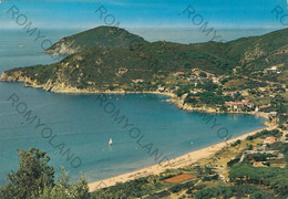 CARTOLINA  BIODOLA,ISOLA D"ELBA,LIVORNO,TOSCANA,PANORAMA,LUNGOMARE,MARE,SPIAGGIA,BELLA ITALIA,BARCHE,VIAGGIATA 1974 - Livorno