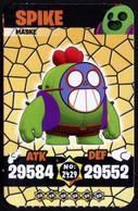 Brawl Stars MASK SPIKE  #2429 Trading Cards Of Video Game (Supercell) - Turkish Edition - Other & Unclassified