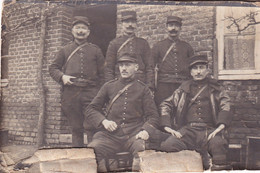 Photo De  5 Militaires  Guerre 1914-15 - Fotografia