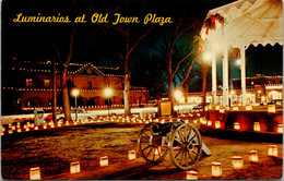 New Mexico Albuquerque Old Town Plaza Christmas Luminarios - Albuquerque