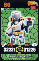 Brawl Stars WHITE MECHA BO #2546 Trading Cards Of Video Game (Supercell) - Turkish Edition - Autres & Non Classés