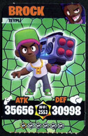 Brawl Stars BOOM BOX BROCK #2553 Trading Cards Of Video Game (Supercell) - Turkish Edition - Otros & Sin Clasificación