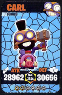 Brawl Stars HOG RIDER CARL #2556 Trading Cards Of Video Game (Supercell) - Turkish Edition - Autres & Non Classés