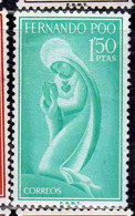 FERNANDO PO POO 1960 VERGIN MARY MARIA VERGINE 1.50p MNH - Fernando Po