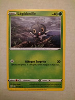 CARTE POKEMON LÉPIDONILLE 40PV 011/163 SÉRIE ÉPÉE ET BOUCLIER STYLES DE COMBAT 2021 VF COMME NEUVE - Sword & Shield