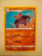 CARTE POKEMON SCORVOL 120PV 072/163 SÉRIE ÉPÉE ET BOUCLIER STYLES DE COMBAT 2021 VF COMME NEUVE - Schwert Und Schild