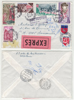 France // 1970-1979 // Lettre Exprès Pour La Suisse 1974 - Lettres & Documents