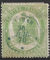 France Télégraphe N°6 Oblitéré Blidah (Algérie). Cote 20€ . - Other & Unclassified