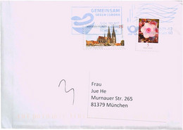 GERMANY COVER WITH  ANTI COVID-19 INFORMATION POSTMARK - Cartas & Documentos