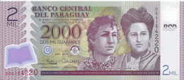 PARAGUAY - 2000 Guaranies 2018 UNC Polymer - Paraguay