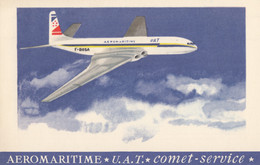 CPA - De Havilland Comet - Compagnie U.A.T Aéromarimitime - 1946-....: Era Moderna