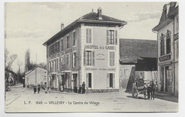 VALLEIRY HAUTE SAVOIE LE CENTRE DU VILLAGE + ATTELAGE L.F. 1849 - Autres & Non Classés