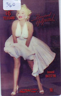 Télécarte * MARILYN MONROE (360) * TELEFONKARTE * Telecarte * Phonecard USA * - Personnages