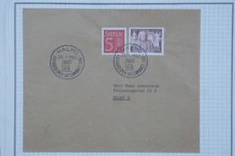 BC7  SVERIGE SUEDE  BELLE  LETTRE  1962  A  MALMO  ++ AFFR. PLAISANT - Cartas & Documentos