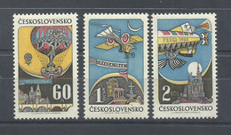 CHECOSLOVAQUIA   YVRT  AEREO  68/70   MNH  ** - Posta Aerea