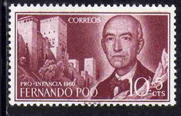 FERNANDO PO POO 1960 SURTAX FOR CHILD WELFARE MANUEL DE FALLA  10 + 5c MNH - Fernando Po