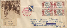 Cinquantenaire Du Tour De France - Paris Le 26 Juil. 1953 - Adressé A Monsieur Luison Bobet ? - 1950-1959