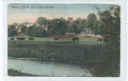 Devon  Postcard  Wear Gifford Hall And Church Frith's Creased Posted Bideford 1904 - Exeter