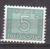 Q4485 - LUXEMBOURG TAXE Yv N°23 * - Strafport
