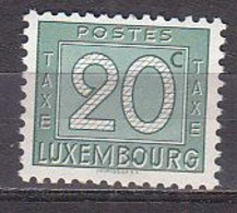 Q4486 - LUXEMBOURG TAXE Yv N°25 * - Portomarken