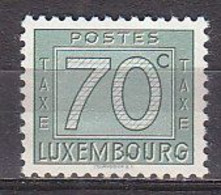 Q4487 - LUXEMBOURG TAXE Yv N°28 * - Strafport
