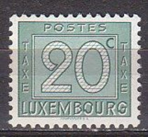 Q4493 - LUXEMBOURG TAXE Yv N°25 ** - Taxes