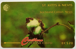 St. Kitts And Nevis  EC$20  77CSKA  " Sea Island Cotton " - St. Kitts & Nevis