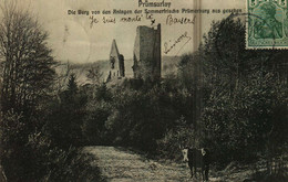 PRÜMSURLAY Die Burg Von Den Anlagen Der Sommerfrische Prümerburg Aus Gesehen J.M.Bellwald, Echternach Nr 991 - Pruem