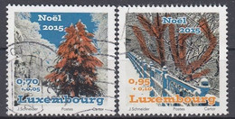 LUXEMBOURG 2069-2070,used,falc Hinged,Christmas 2015 - Used Stamps