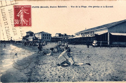 Palavas-les-Flots - Station Balnéaire, Vue De La Plage, Rive Gauche, Et Le Kursaal - CPA Animée - Palavas Les Flots