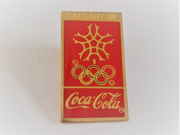 PINS  JEUX OLYMPIQUES  HIVER CALGARY 88 COCA COLA / 33NAT - Jeux Olympiques